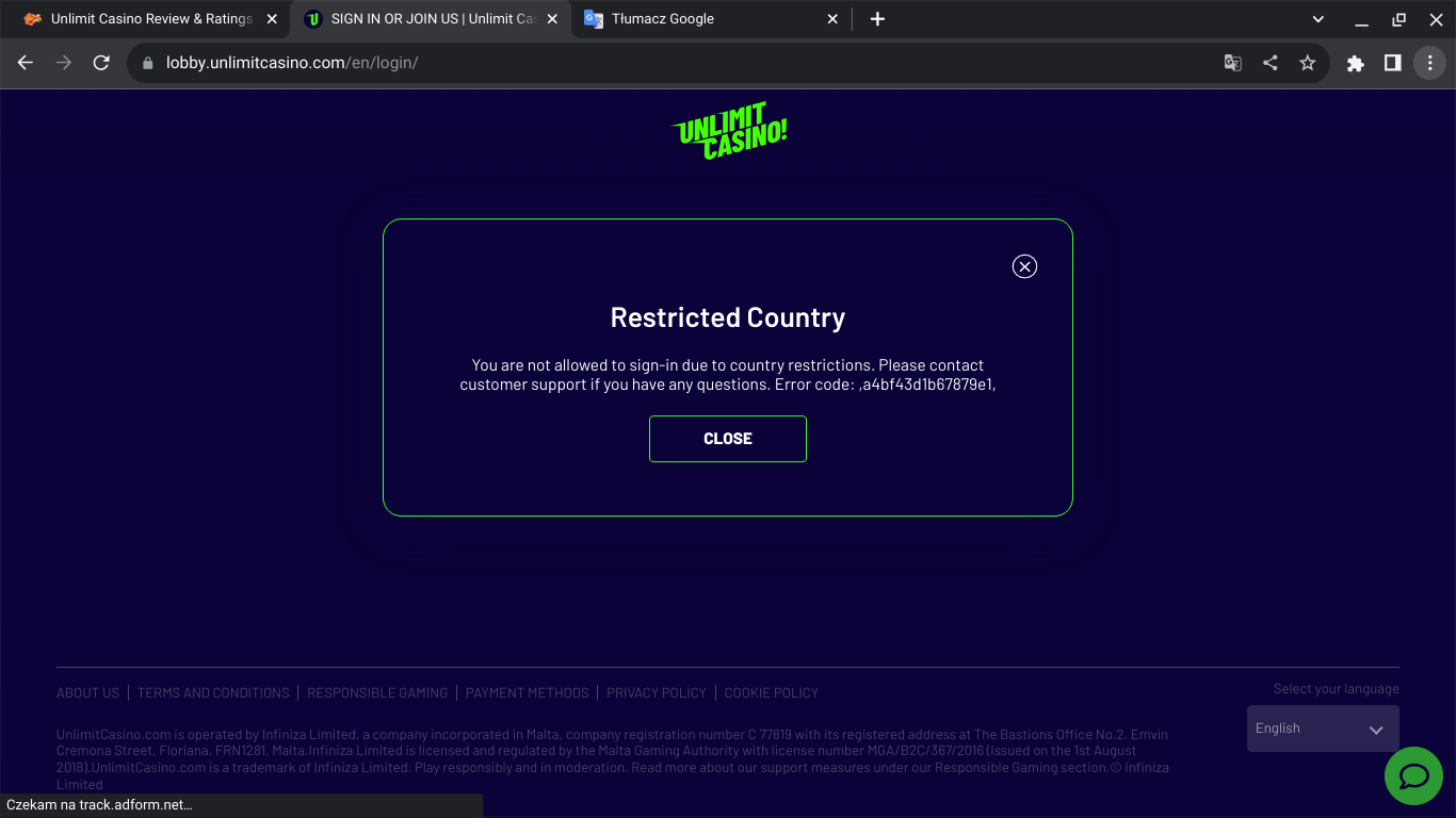 Online Casino UNLIMITED Online Casino Utvärdering och bonusar