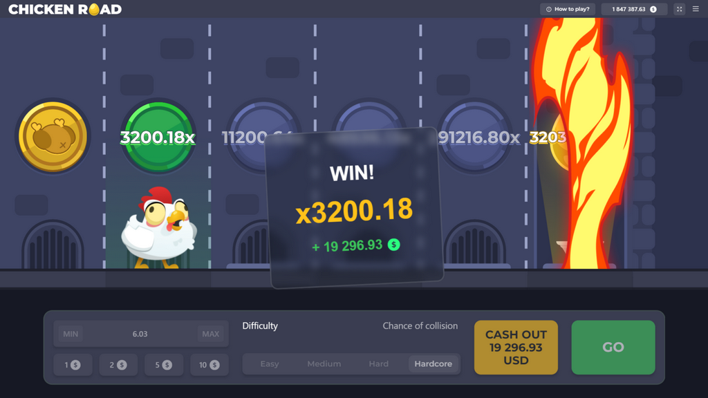 Demonstracja Chicken Road 2